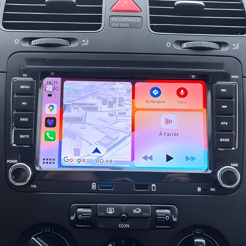 Autoradio Écran Tactile CarPlay Android Auto pour VW Golf 5 6 Polo Seat Skoda