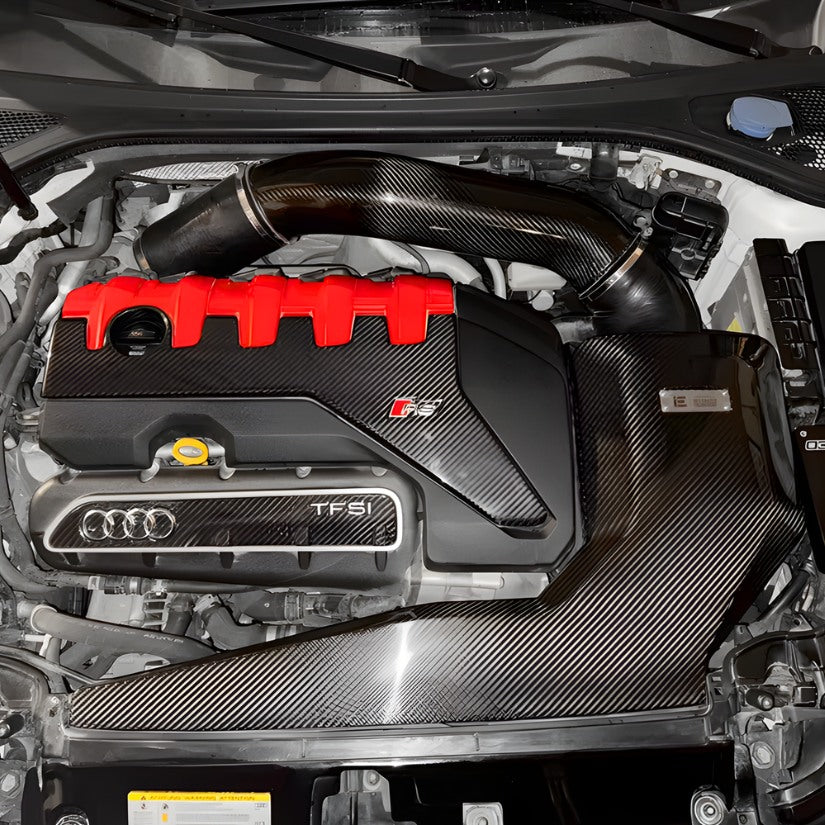 Cache Moteur en Carbone Véritable pour Audi RS3 8V / 8Y 2.5 TFSI