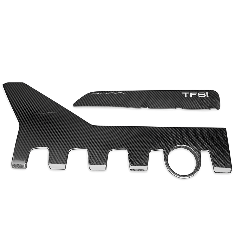 Cache Moteur en Carbone Véritable pour Audi RS3 8V / 8Y 2.5 TFSI