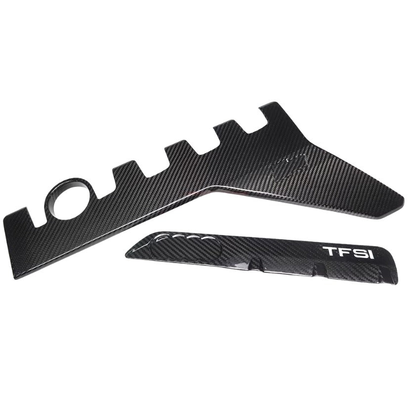 Cache Moteur en Carbone Véritable pour Audi RS3 8V / 8Y 2.5 TFSI