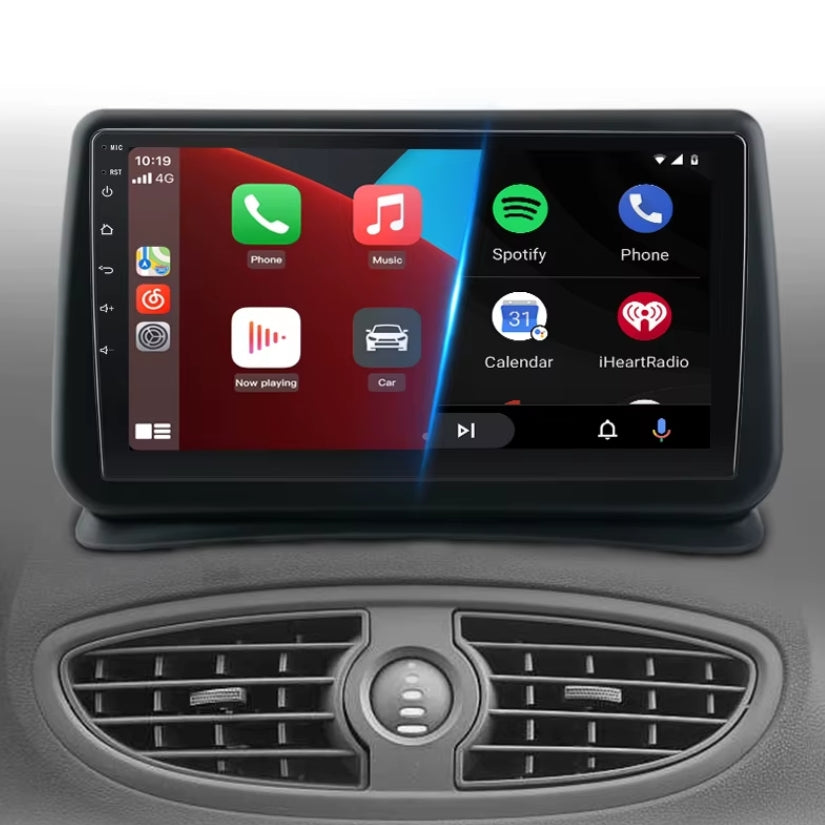 Écran multimédia CarPlay et Bluetooth pour Renault Clio III RS