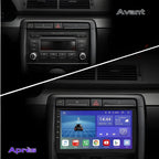 Écran Android tactile CarPlay et Bluetooth pour Audi A4 S4 B6 B7