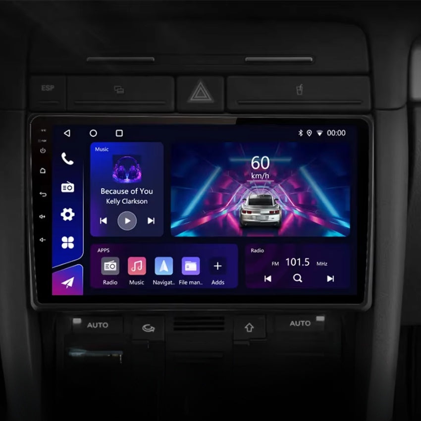Écran Android tactile CarPlay et Bluetooth pour Audi A4 S4 B6 B7