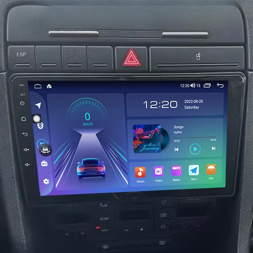 Écran Android tactile CarPlay et Bluetooth pour Audi A4 S4 B6 B7