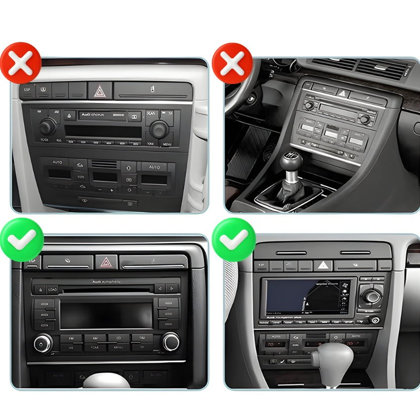 Écran Android tactile CarPlay et Bluetooth pour Audi A4 S4 B6 B7