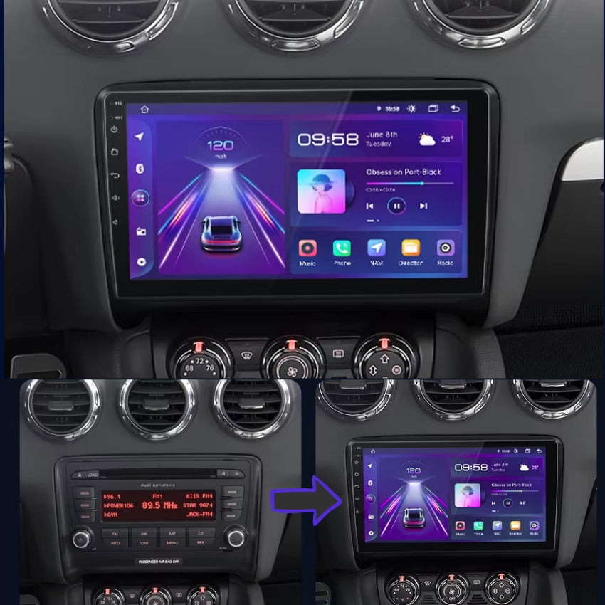 Poste Multimédia Apple CarPlay Audi TT 8J MKII (2006-2014)