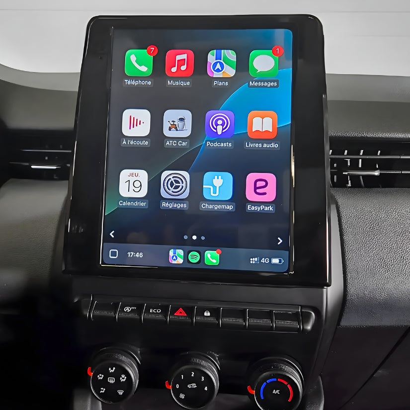 Poste autoradio tactile CarPlay et Android Auto Renault Clio V