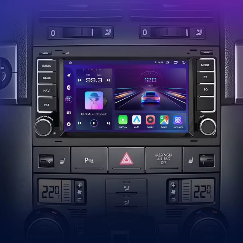 Écran Tactile CarPlay pour VW Touareg 7L et Transporter T5