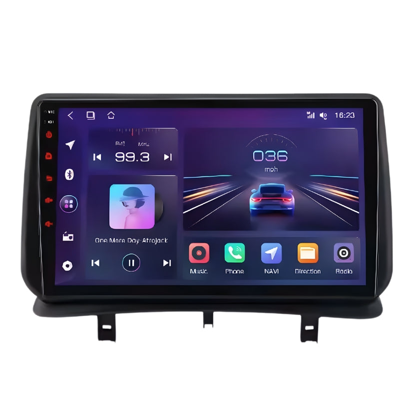 Écran multimédia CarPlay et Bluetooth pour Renault Clio III RS