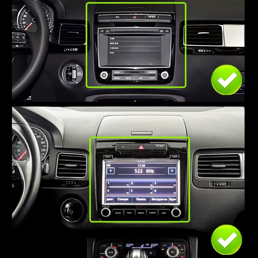 Autoradio Android CarPlay spécifique Volkswagen Touareg II (7P)