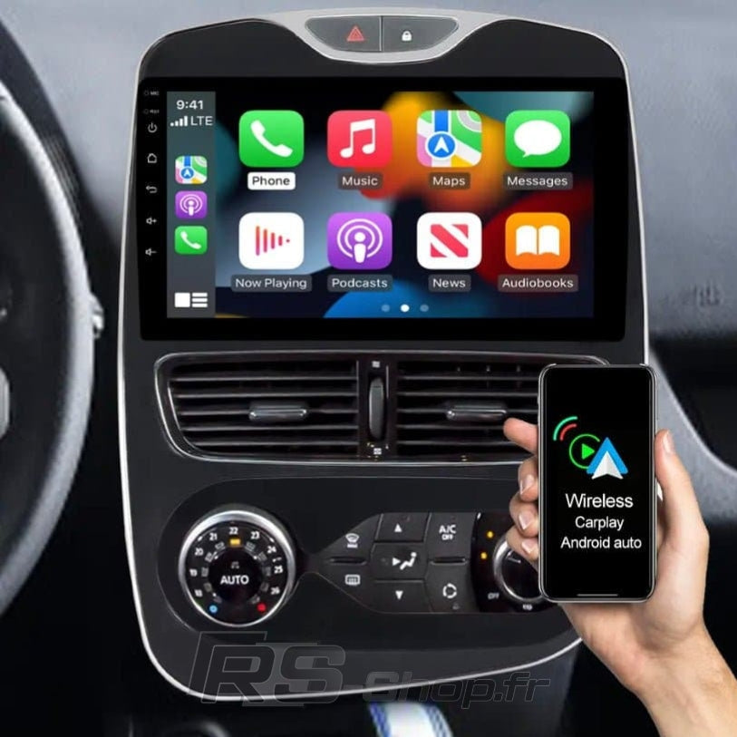 Autoradio tactile Android avec Apple CarPlay pour Renault Clio IV