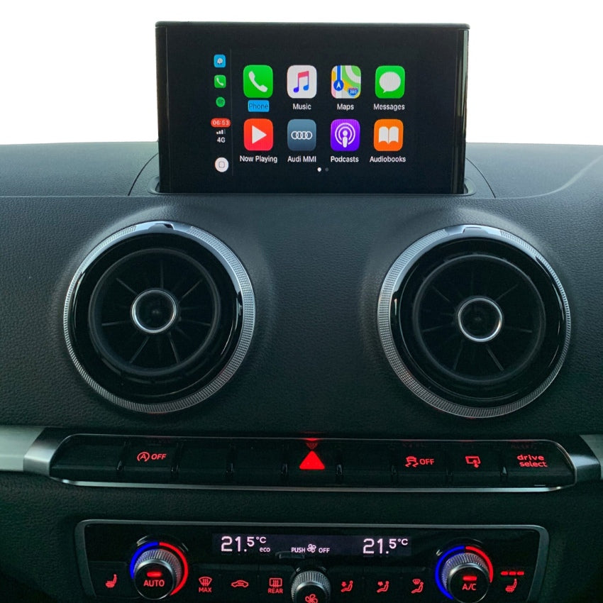 Système CarPlay multimédia haute résolution Audi A3 S3 RS3 8V