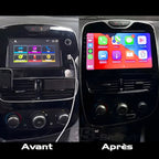 Autoradio tactile Android avec Apple CarPlay pour Renault Clio IV