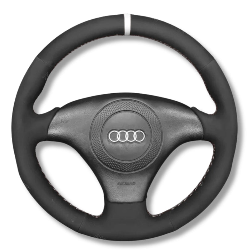Housse de volant cuir et alcantara pour Audi A3 8L et TT 8N MK1