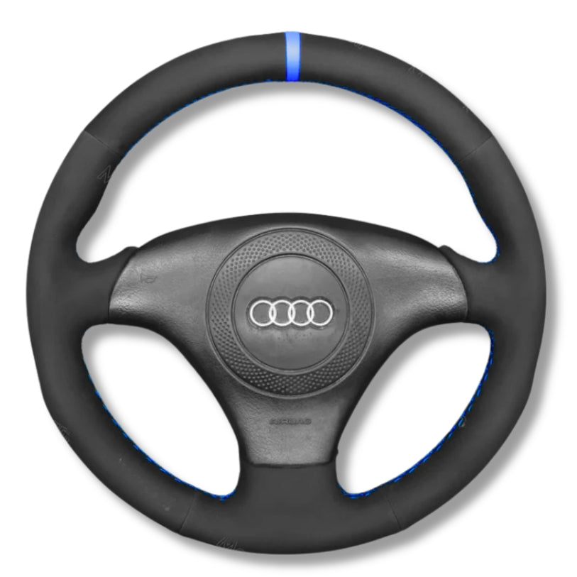 Housse de volant cuir et alcantara pour Audi A3 8L et TT 8N MK1