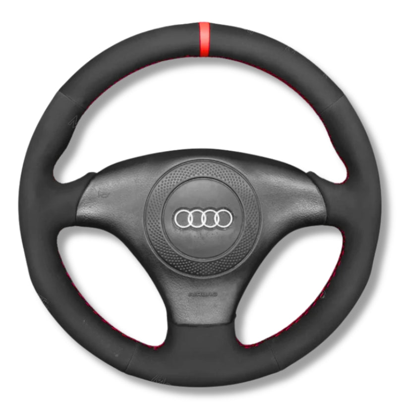 Housse de volant cuir et alcantara pour Audi A3 8L et TT 8N MK1