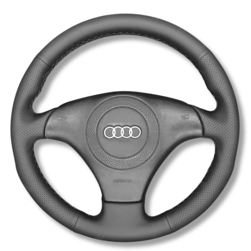 Housse de volant cuir et alcantara pour Audi A3 8L et TT 8N MK1