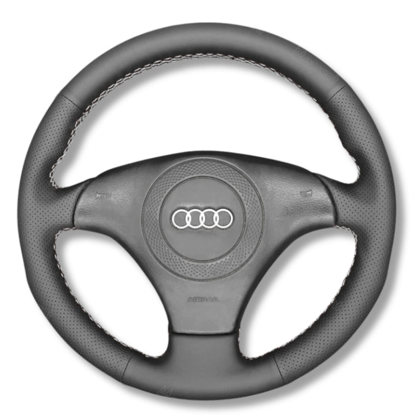 Housse de volant cuir et alcantara pour Audi A3 8L et TT 8N MK1