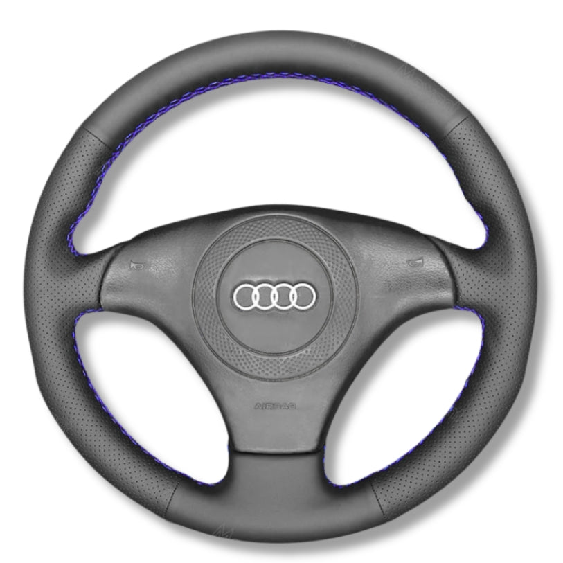 Housse de volant cuir et alcantara pour Audi A3 8L et TT 8N MK1