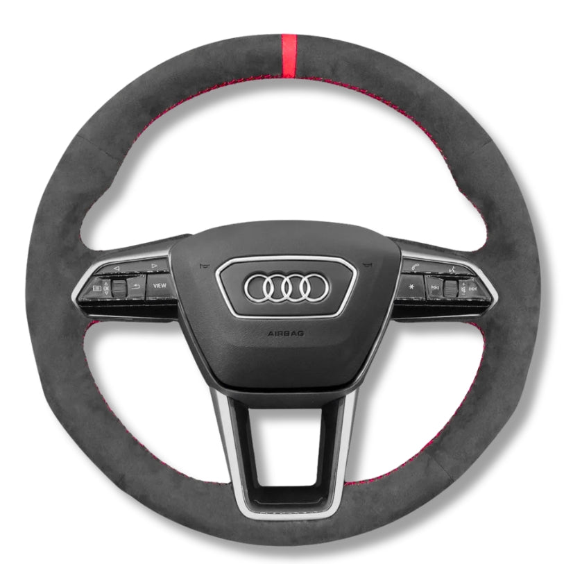 Protection de volant sport compatible Audi A6 S6 RS6 C8 / A7 4K