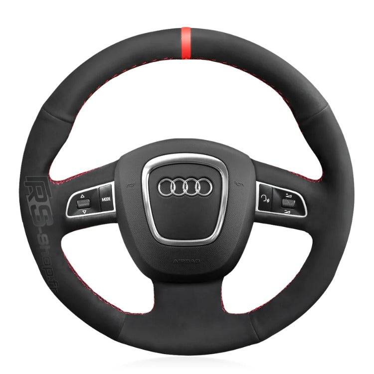 Couvre-volant spécifique Audi A4 S4 RS4 B7 - Volant 3 branches