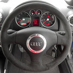 Housse de volant cuir et alcantara pour Audi A3 8L et TT 8N MK1