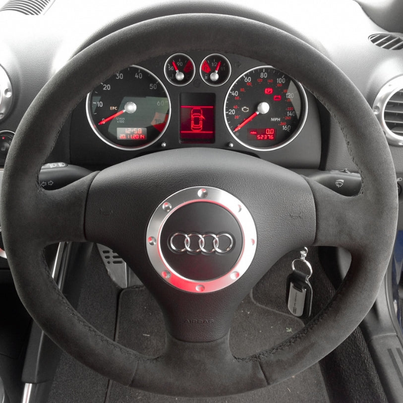 Housse de volant cuir et alcantara pour Audi A3 8L et TT 8N MK1