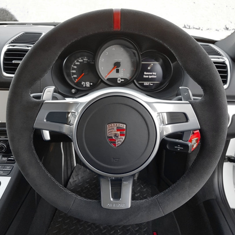 Insert décoratif de volant finition aluminium Porsche 911 Type 991.1
