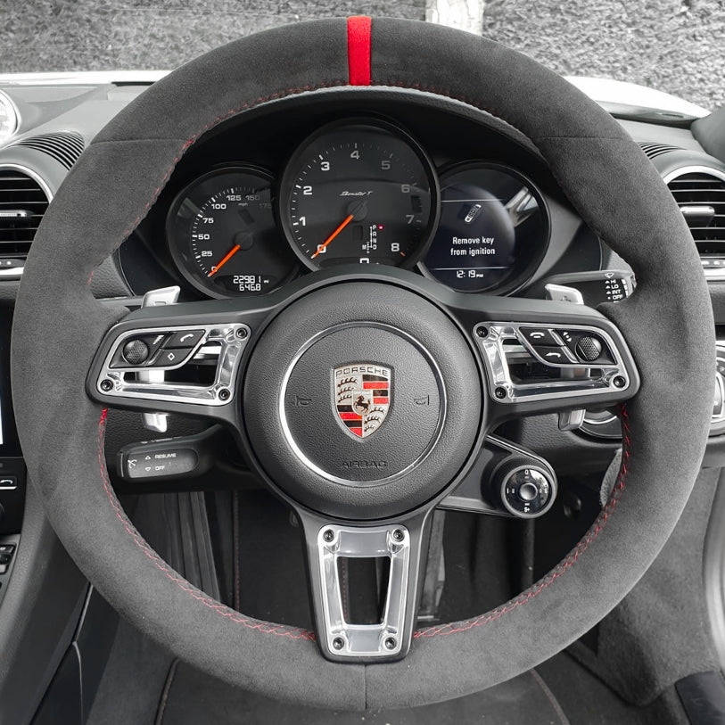Couvre-volant de protection Porsche 911 991.2 / 718 Cayman Boxster 982