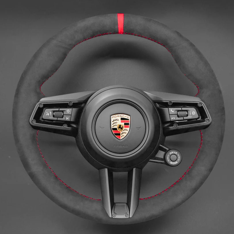 Revêtement de volant premium Porsche 911 Type 992 & Taycan