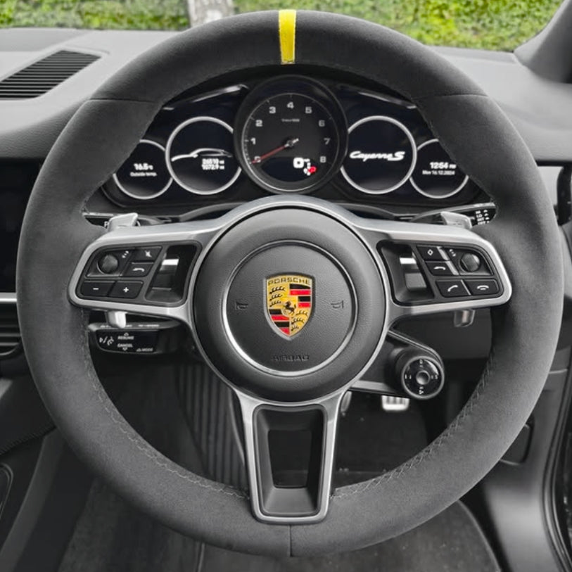 Revêtement de volant premium Porsche 911 Type 992 & Taycan