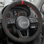 Housse de volant classique forme ronde Audi A4 A5 Q5 B9