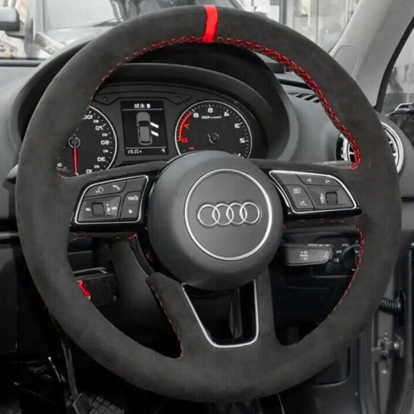 Housse de volant classique forme ronde Audi A4 A5 Q5 B9