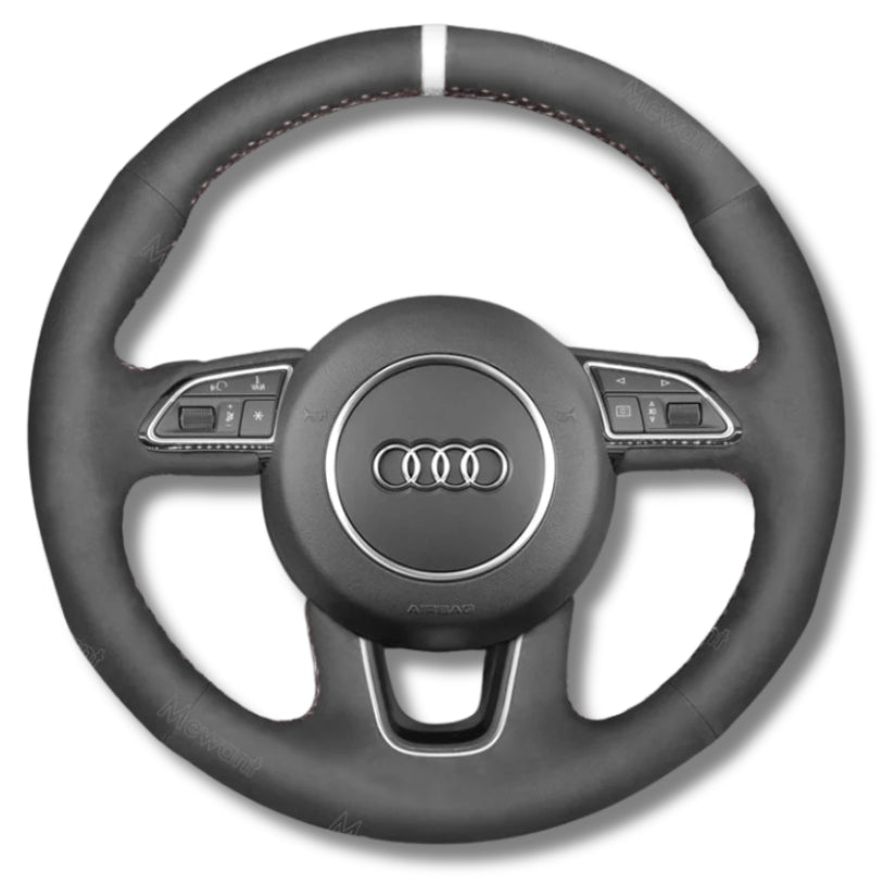 Housse de volant forme ronde pour Audi A4 A5 Q5 B8