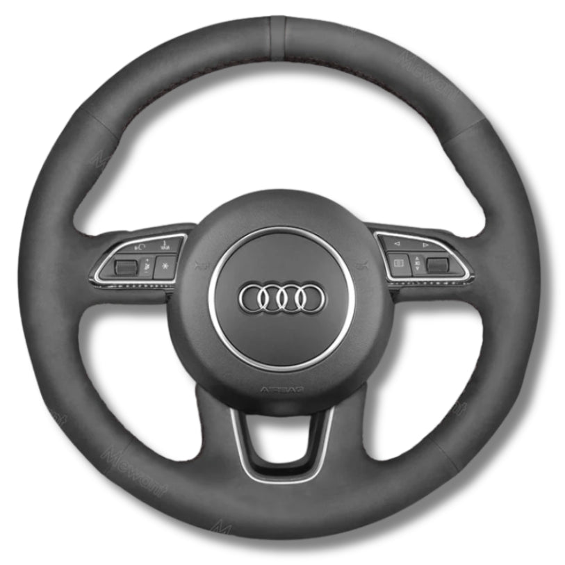 Housse de volant forme ronde pour Audi A4 A5 Q5 B8