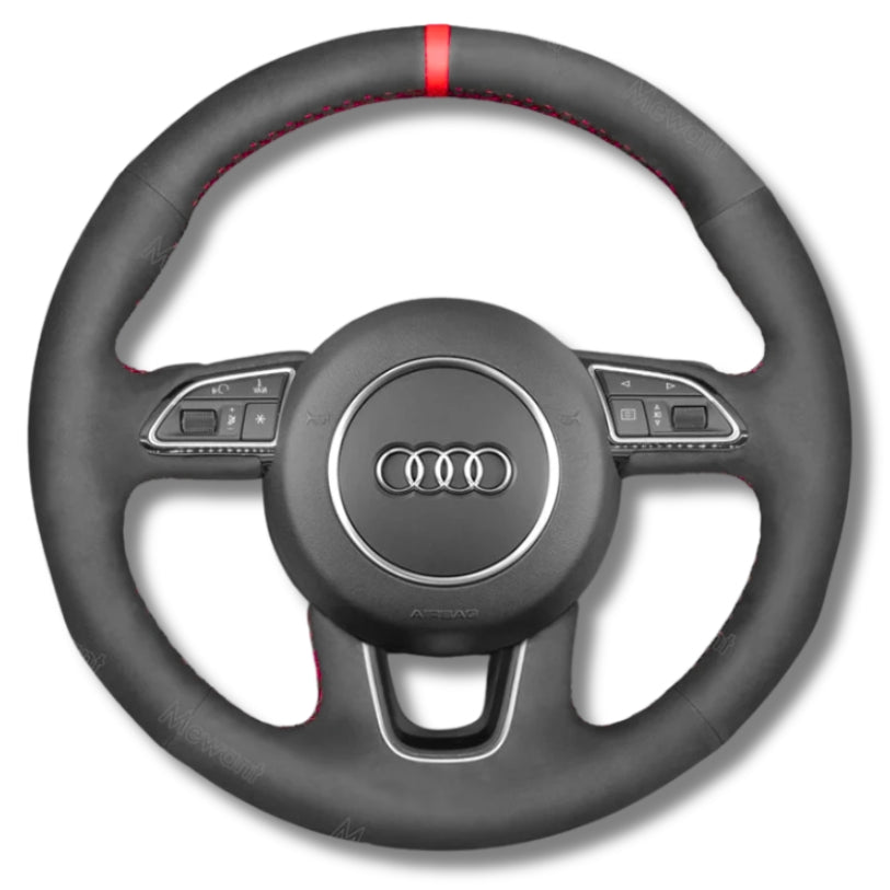 Housse de volant forme ronde pour Audi A4 A5 Q5 B8