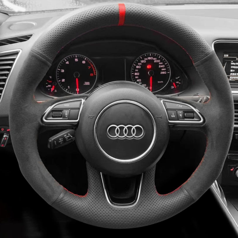 Housse de volant forme ronde pour Audi A4 A5 Q5 B8