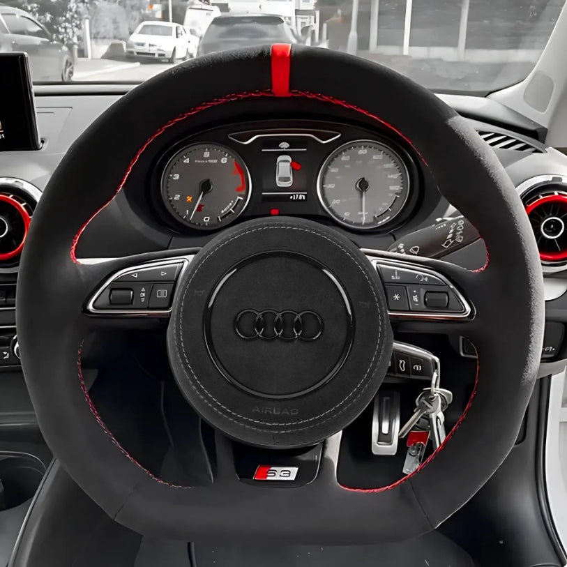 Habillage de volant méplat sport Audi A4 A5 B8 S-line