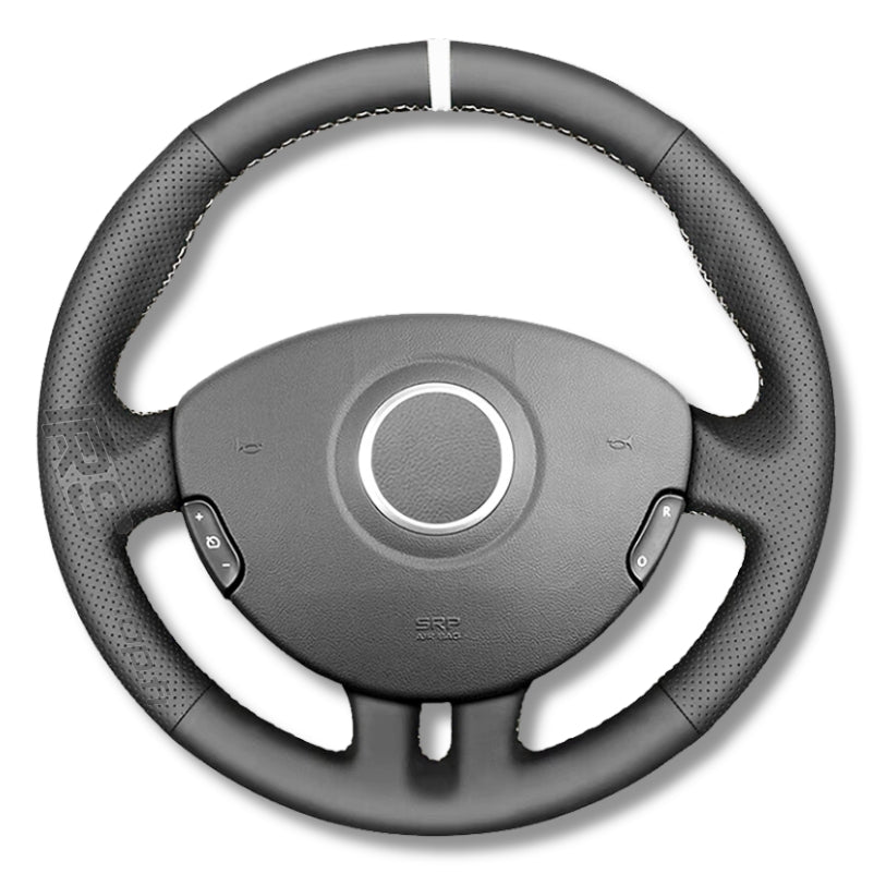 Protection de volant cuir compatible Renault Clio III RS / GT