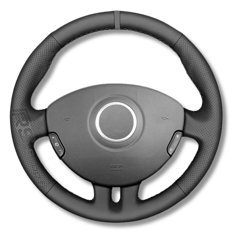 Protection de volant cuir compatible Renault Clio III RS / GT