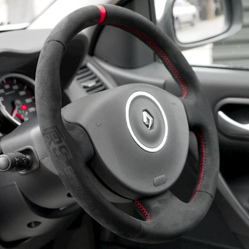 Habillage de volant sur mesure Renault Megane II Sport / RS