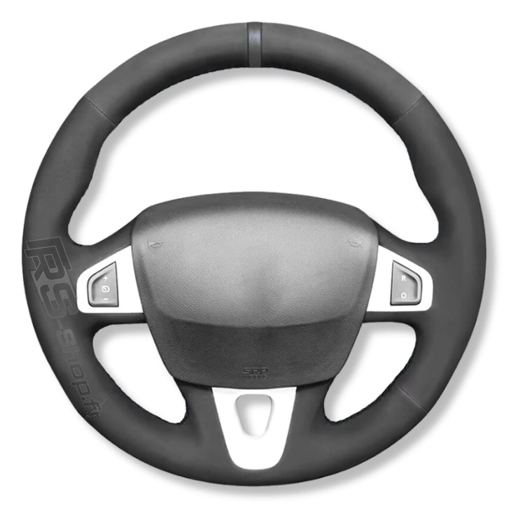 Couvre-volant cuir sport compatible Renault Megane III RS / GT
