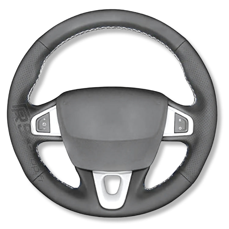 Couvre-volant cuir sport compatible Renault Megane III RS / GT
