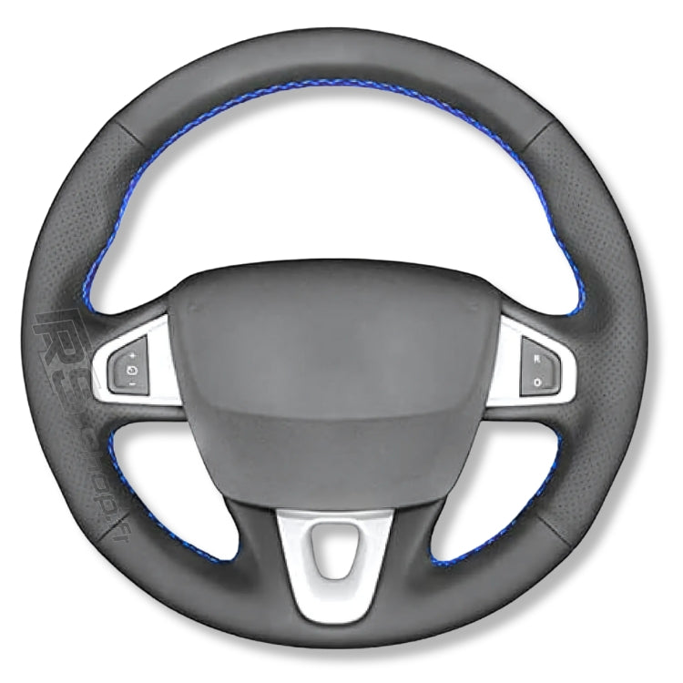 Couvre-volant cuir sport compatible Renault Megane III RS / GT