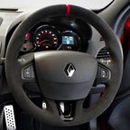 Couvre-volant cuir sport compatible Renault Megane III RS / GT