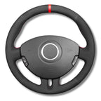 Protection de volant cuir compatible Renault Clio III RS / GT
