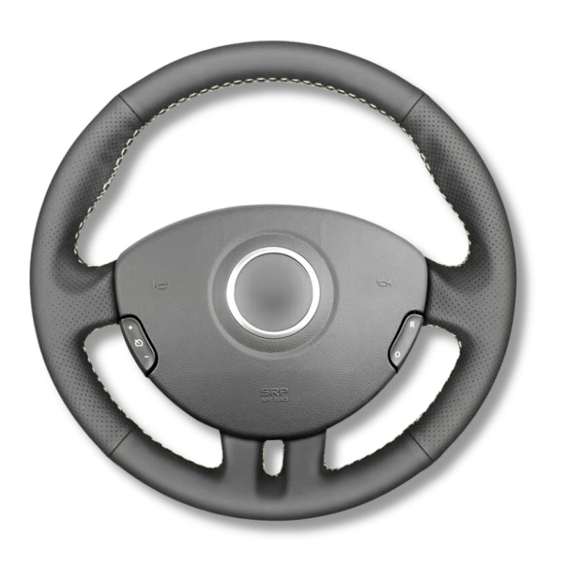 Protection de volant cuir compatible Renault Clio III RS / GT