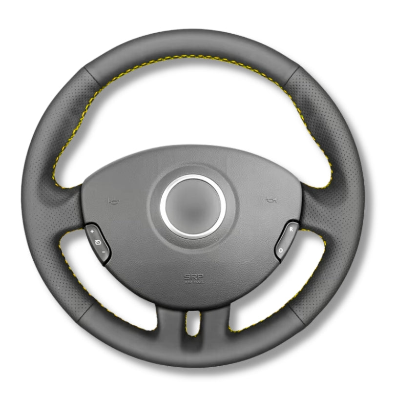 Protection de volant cuir compatible Renault Clio III RS / GT