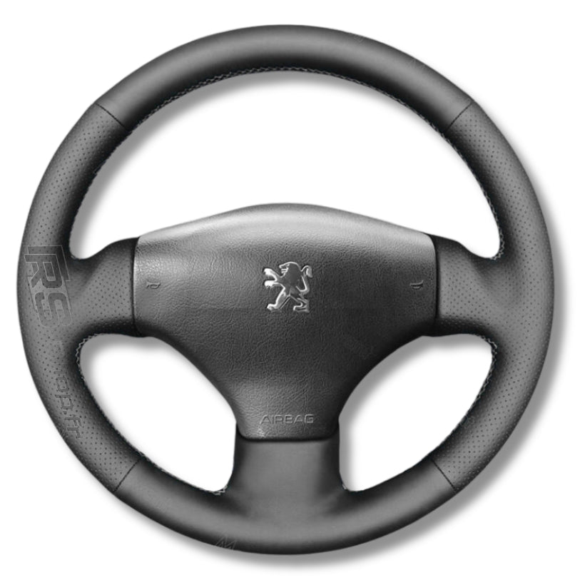 Revêtement de volant sur mesure compatible Peugeot 206 phase 1 & 2