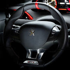 Housse de volant sport en cuir pour Peugeot 208 GTI / Féline